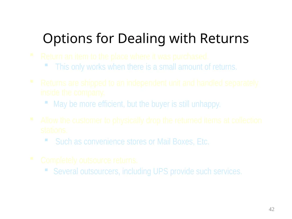Chapter 6 Supply Chain Management & ERP 1 Learning - slide 42 of 43