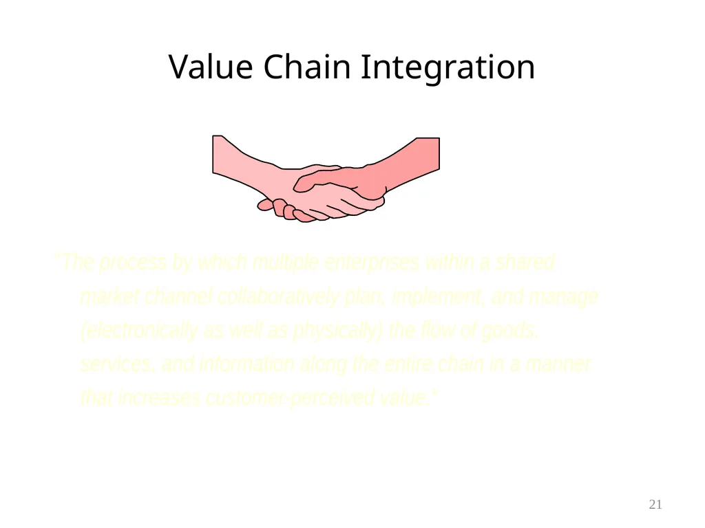 Chapter 6 Supply Chain Management & ERP 1 Learning - slide 21 of 43