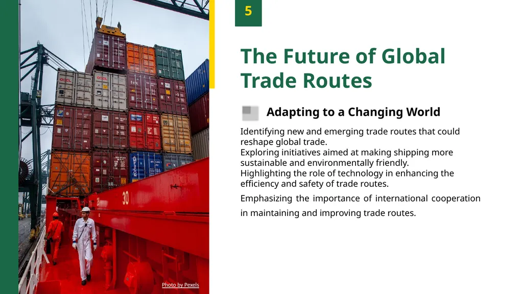 Trade Routes in Shipping: The Lifelines of Global - slide 7 of 7
