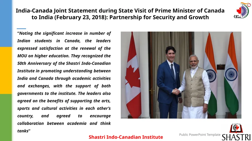 Shastri Indo-Canadian Institute Opportunities & - slide 6 of 20