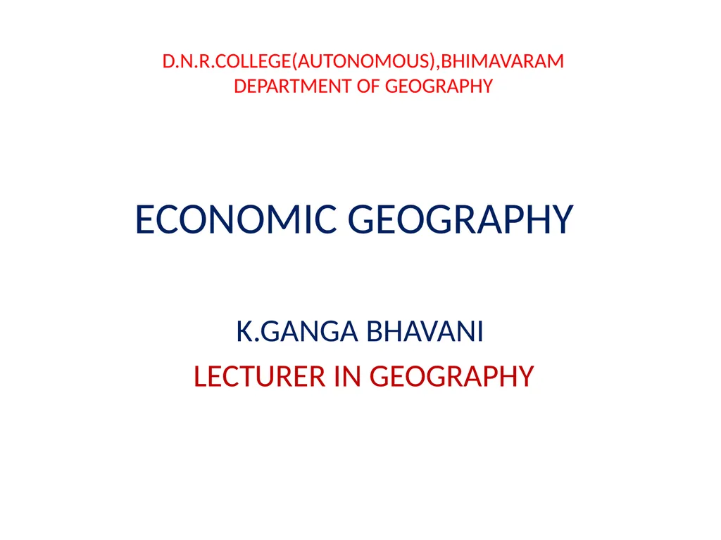D.N.R.COLLEGE(AUTONOMOUS),BHIMAVARAM DEPARTMENT OF