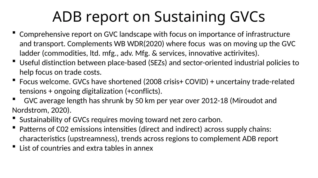 CO2 emissions: Can GVC participation help - slide 2 of 19