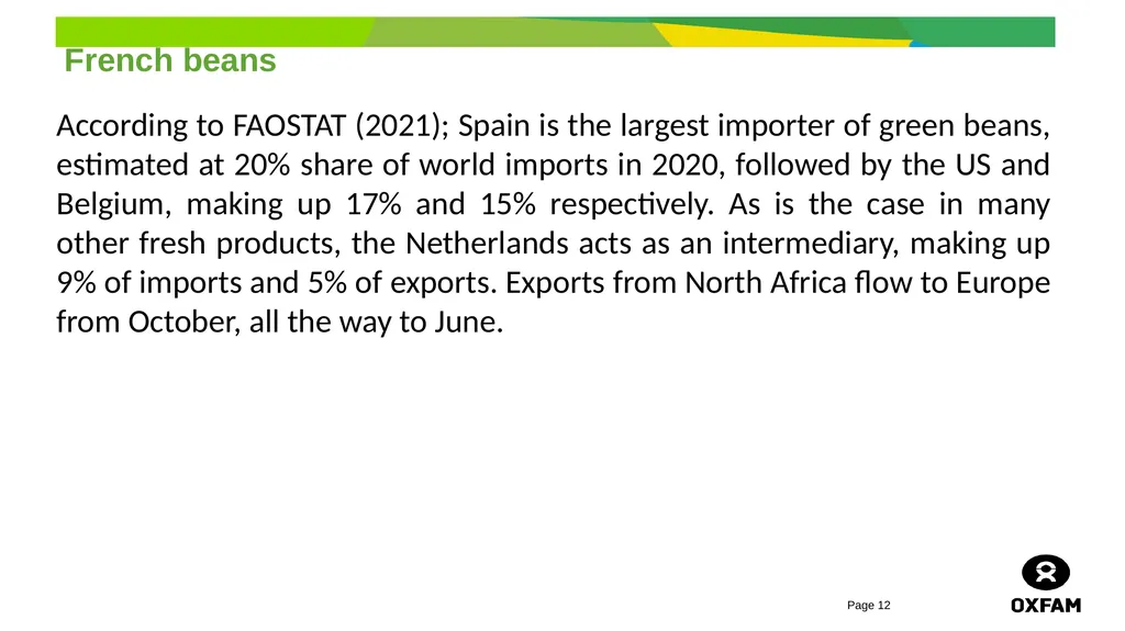 horticulture and Markets Background, Study - slide 12 of 21