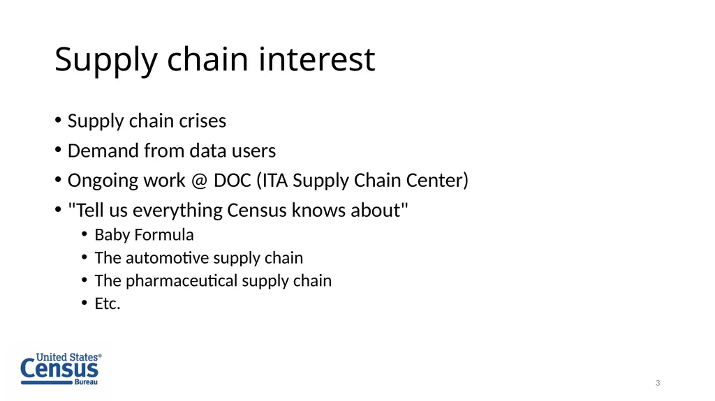 The Supply Chain Insights Platform: Synthesizing - slide 3 of 16