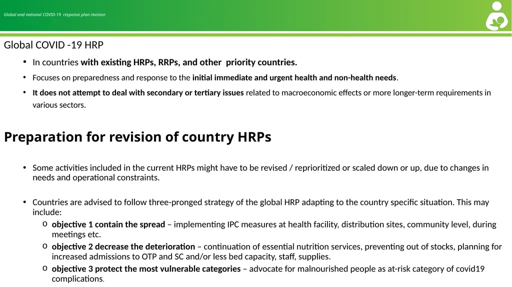 Nutrition Cluster and Sector Coordination in the - slide 4 of 10
