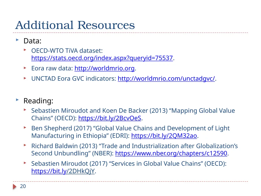 Joint UNCTAD-UNECA Seminar on Regional and Global - slide 20 of 20