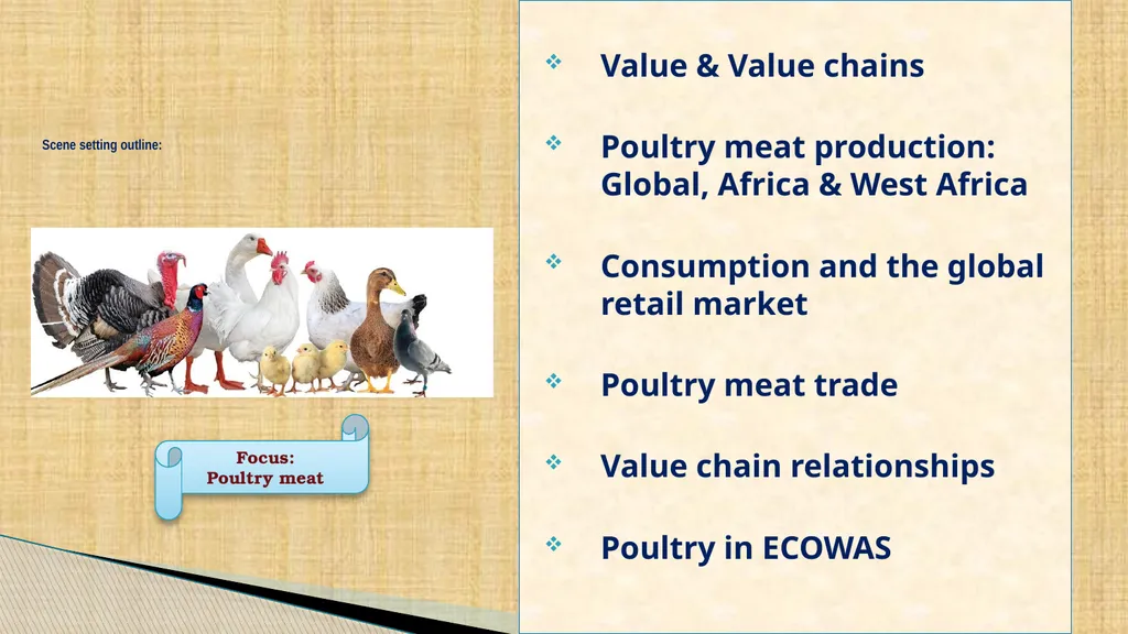 Writeshop for a harmonized poultry regional - slide 2 of 24