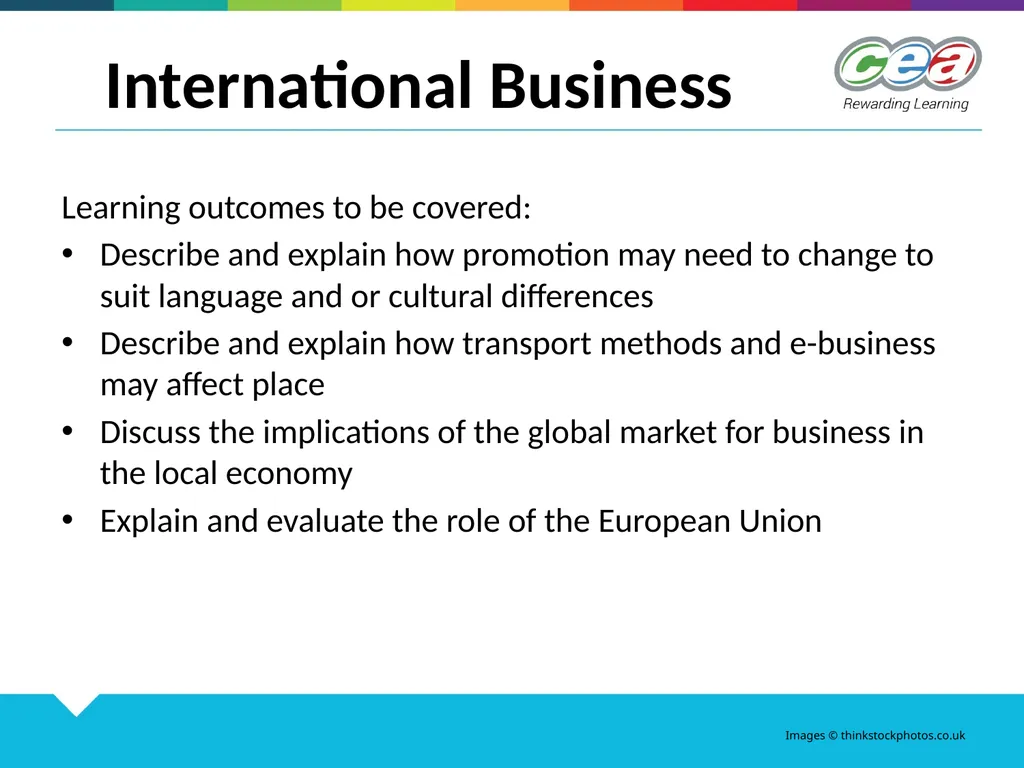 GCSE Business Studies Unit 1 Starting a Business - slide 3 of 14