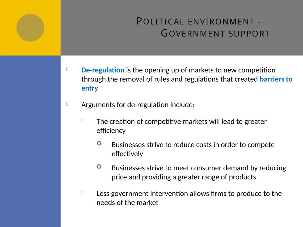 External Environment C1 External environment - slide 8 of 46