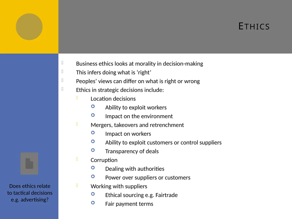 External Environment C1 External environment - slide 39 of 46