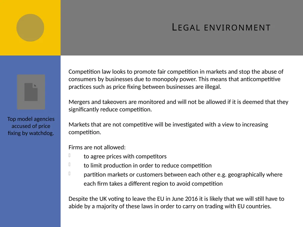 External Environment C1 External environment - slide 43 of 46