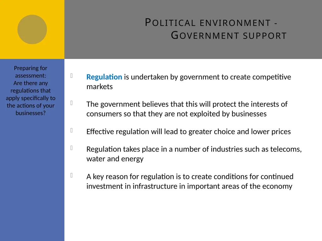 External Environment C1 External environment - slide 7 of 46