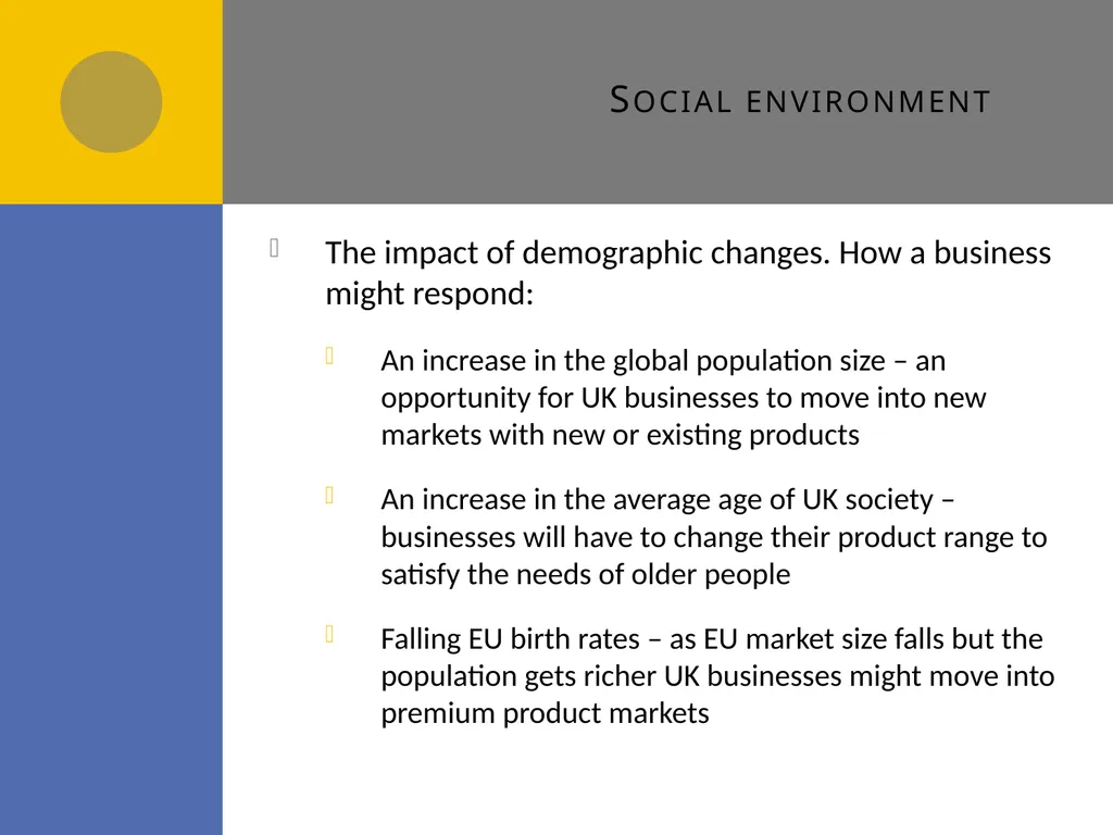External Environment C1 External environment - slide 26 of 46