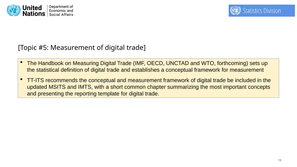 Secretariat of the Task Team on International - slide 19 of 28