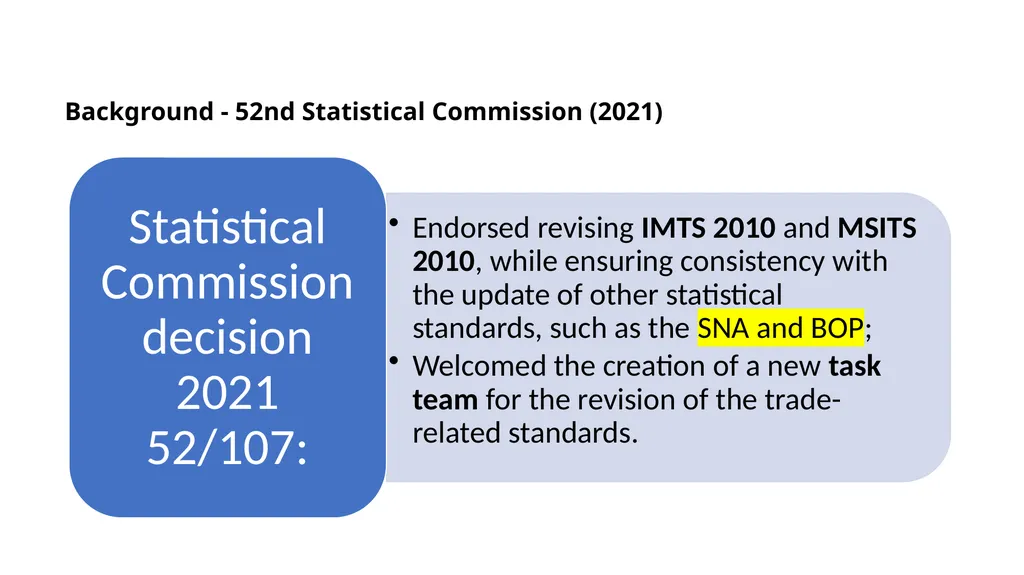 Secretariat of the Task Team on International - slide 3 of 28