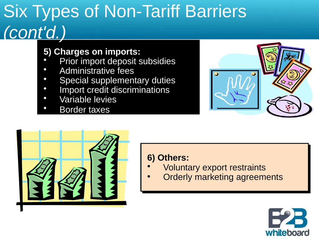Tariff and Non – Tariff Barriers Overview Trade - slide 7 of 13