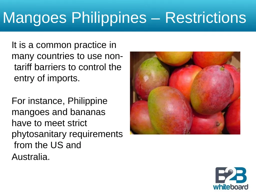 Tariff and Non – Tariff Barriers Overview Trade - slide 9 of 13
