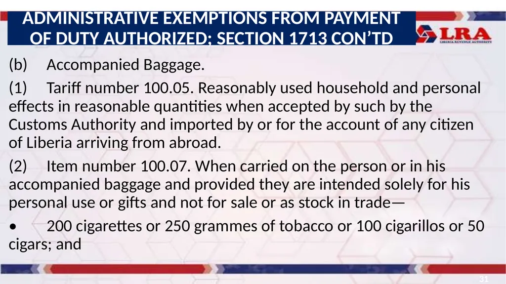 CUSTOMS ASSESSMENT 1 Presented by: Atty. JALLAH K. - slide 31 of 45