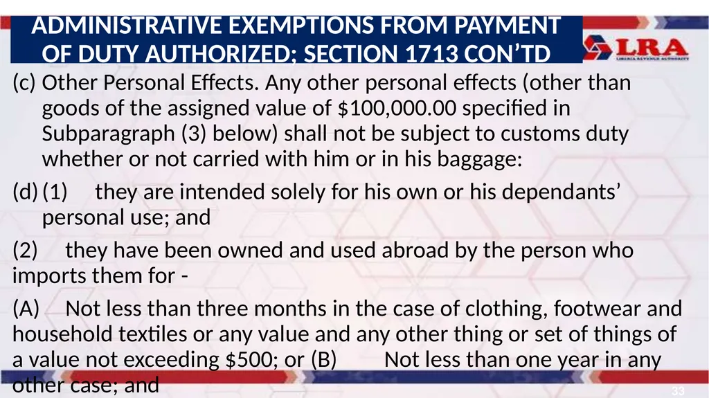 CUSTOMS ASSESSMENT 1 Presented by: Atty. JALLAH K. - slide 33 of 45