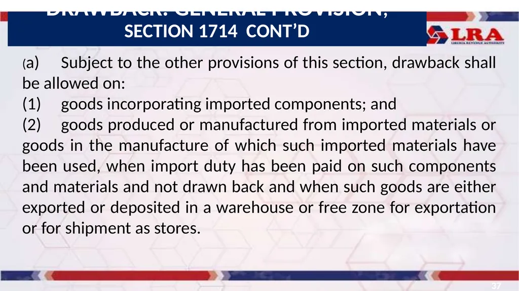 CUSTOMS ASSESSMENT 1 Presented by: Atty. JALLAH K. - slide 37 of 45