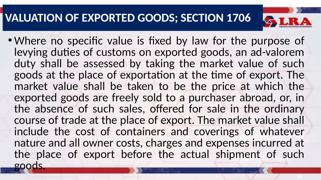 CUSTOMS ASSESSMENT 1 Presented by: Atty. JALLAH K. - slide 16 of 45