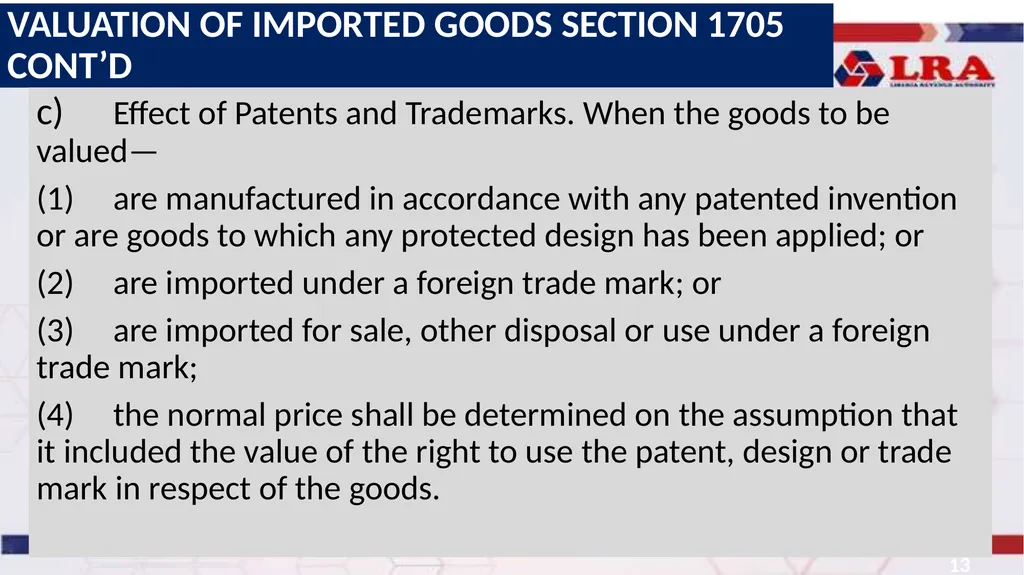 CUSTOMS ASSESSMENT 1 Presented by: Atty. JALLAH K. - slide 13 of 45