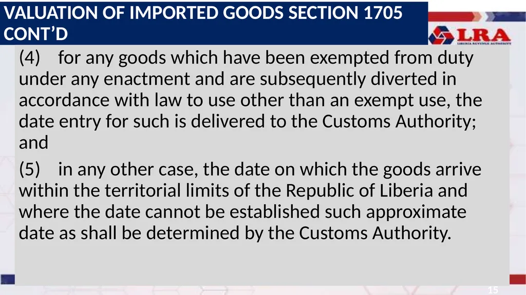 CUSTOMS ASSESSMENT 1 Presented by: Atty. JALLAH K. - slide 15 of 45