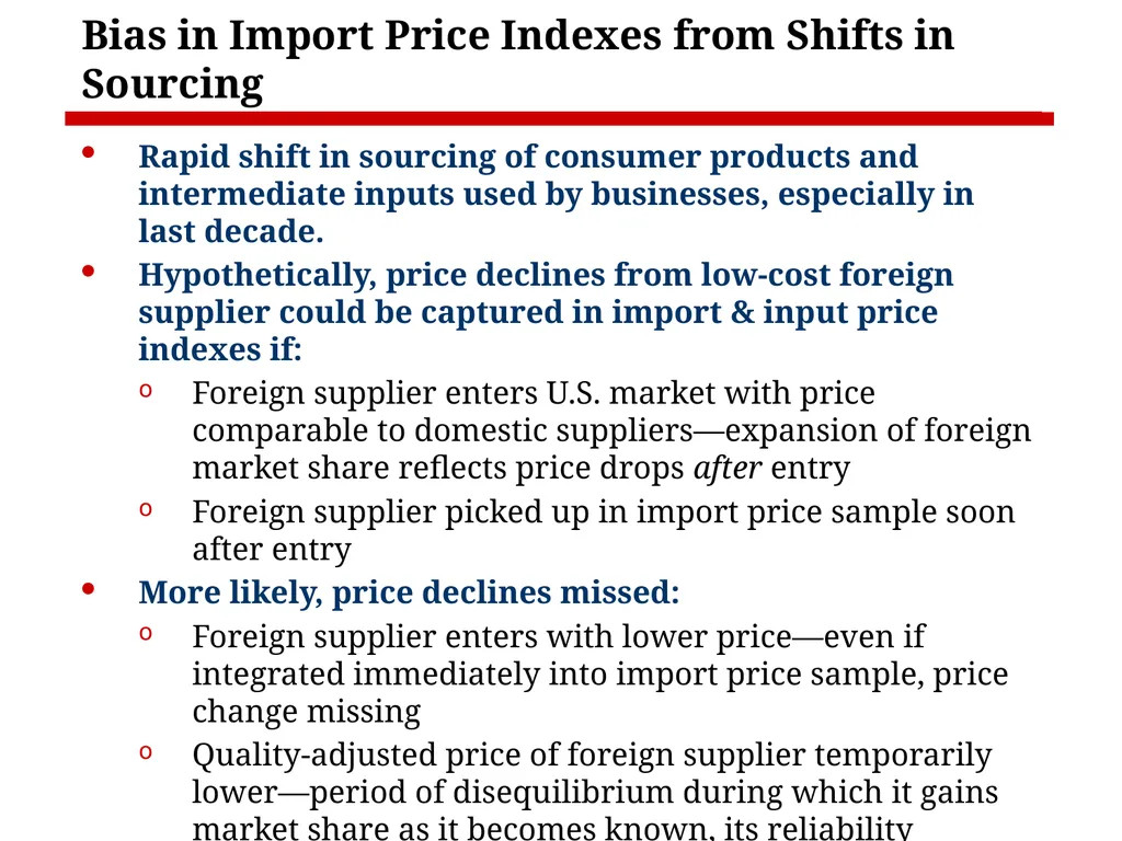 Measurement Issues Arising from the Growth of - slide 5 of 18