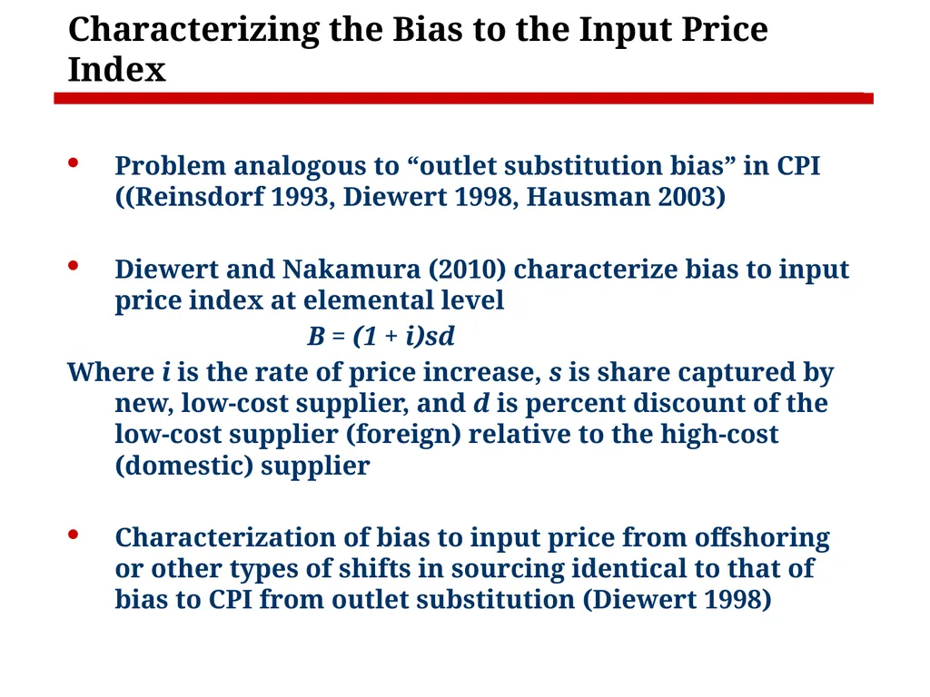 Measurement Issues Arising from the Growth of - slide 6 of 18