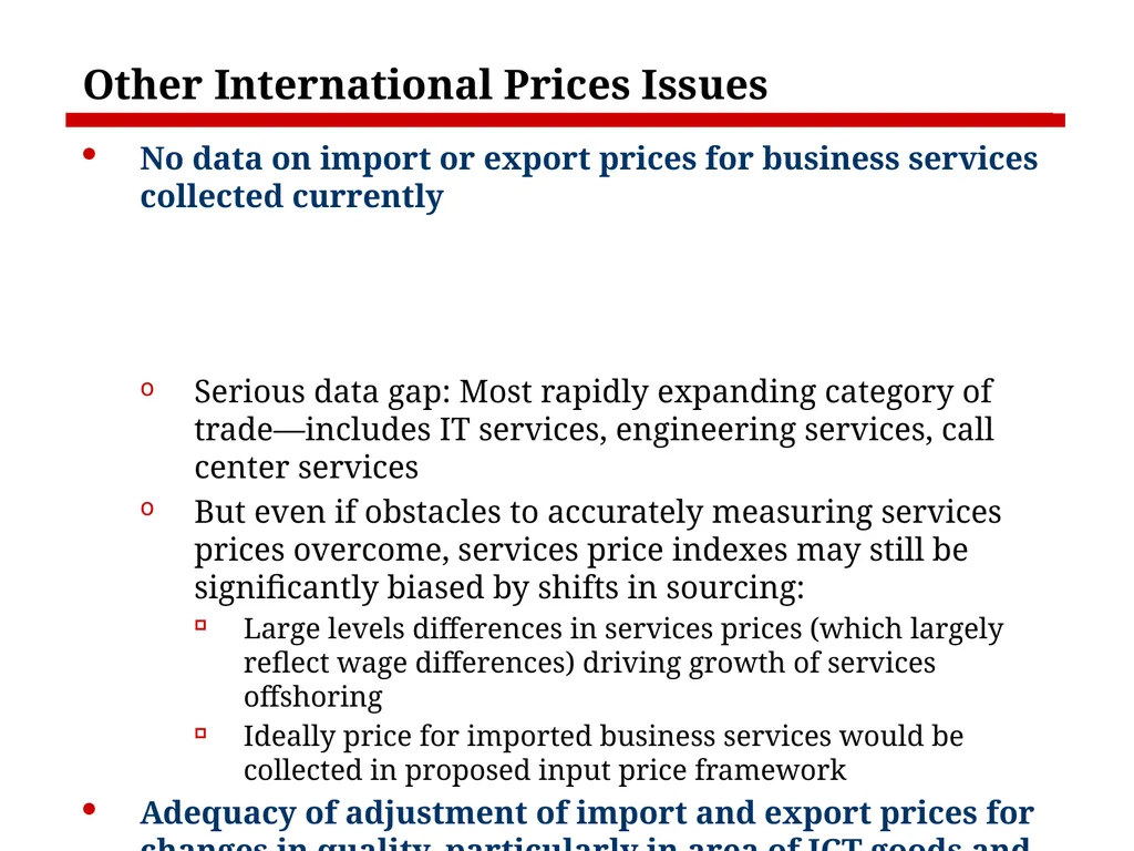 Measurement Issues Arising from the Growth of - slide 10 of 18