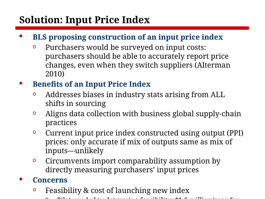 Measurement Issues Arising from the Growth of - slide 9 of 18