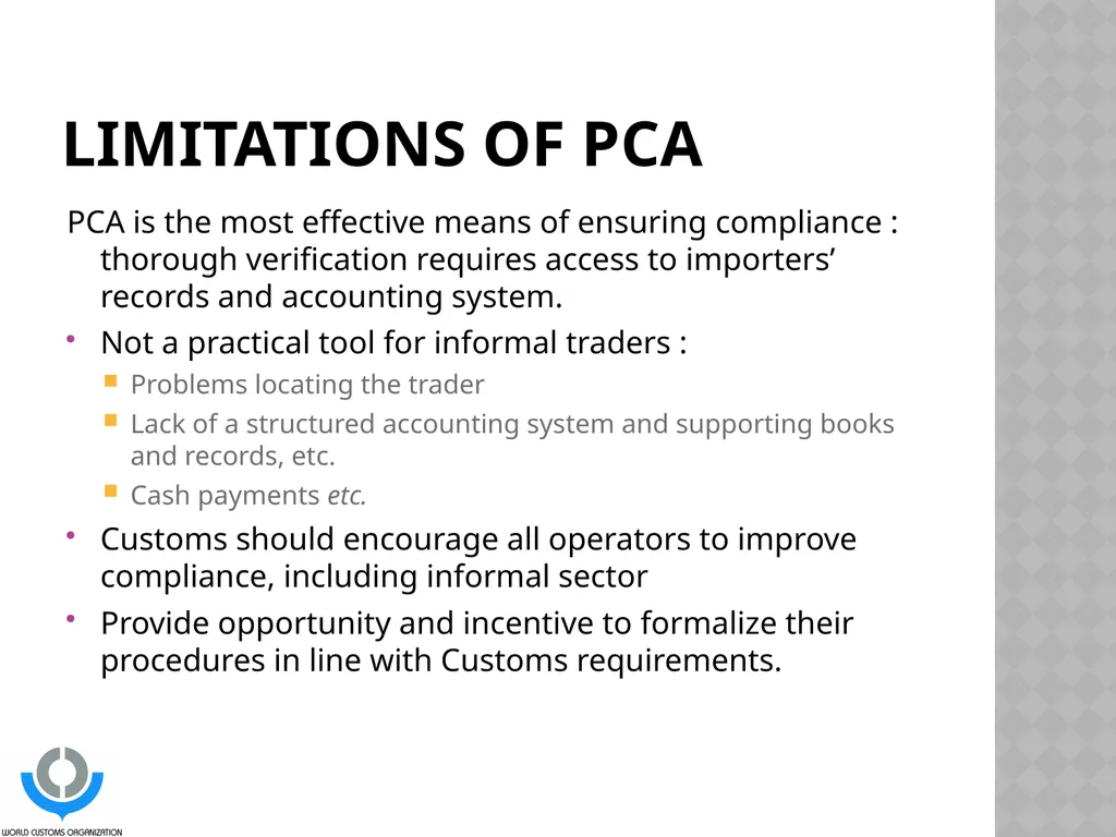 STRATEGIC PLANNING FOR Post-Clearance Audit (PCA) - slide 16 of 16