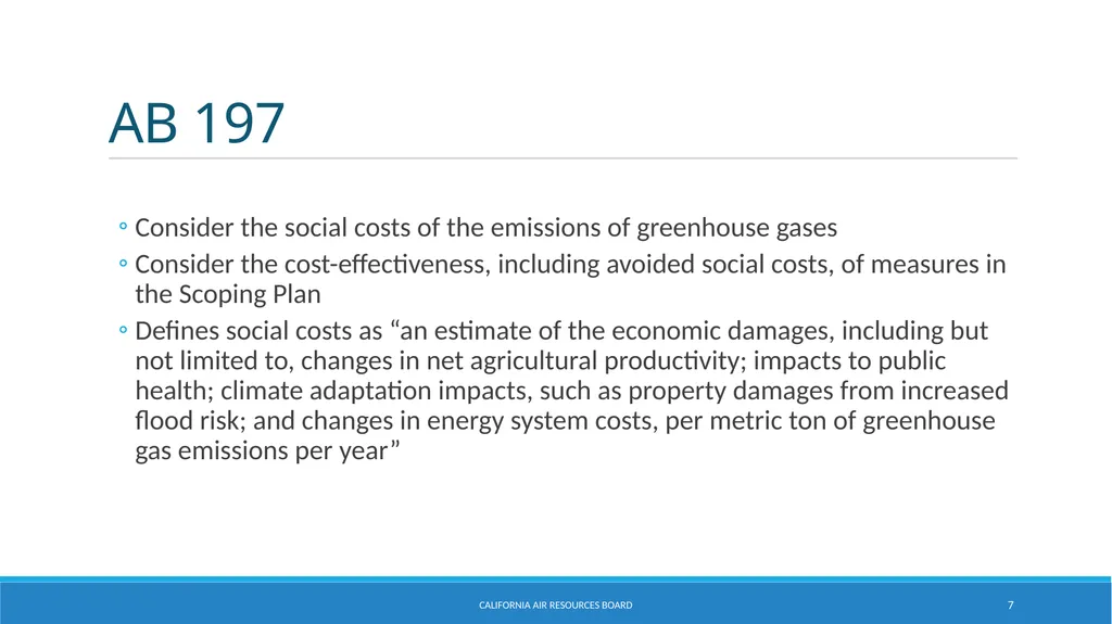 The Social Cost of Methane Emily Wimberger Chief - slide 7 of 8
