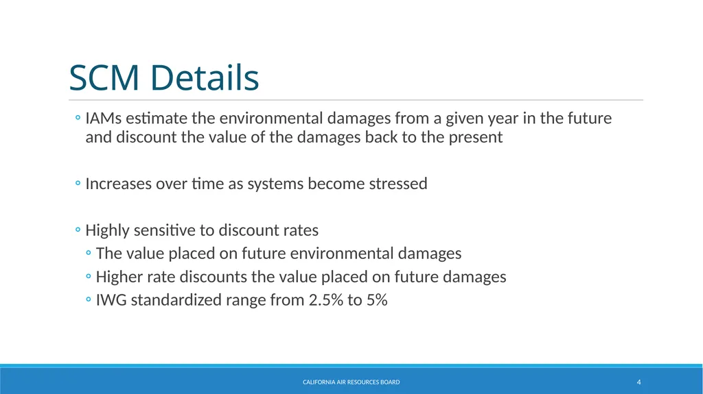 The Social Cost of Methane Emily Wimberger Chief - slide 4 of 8