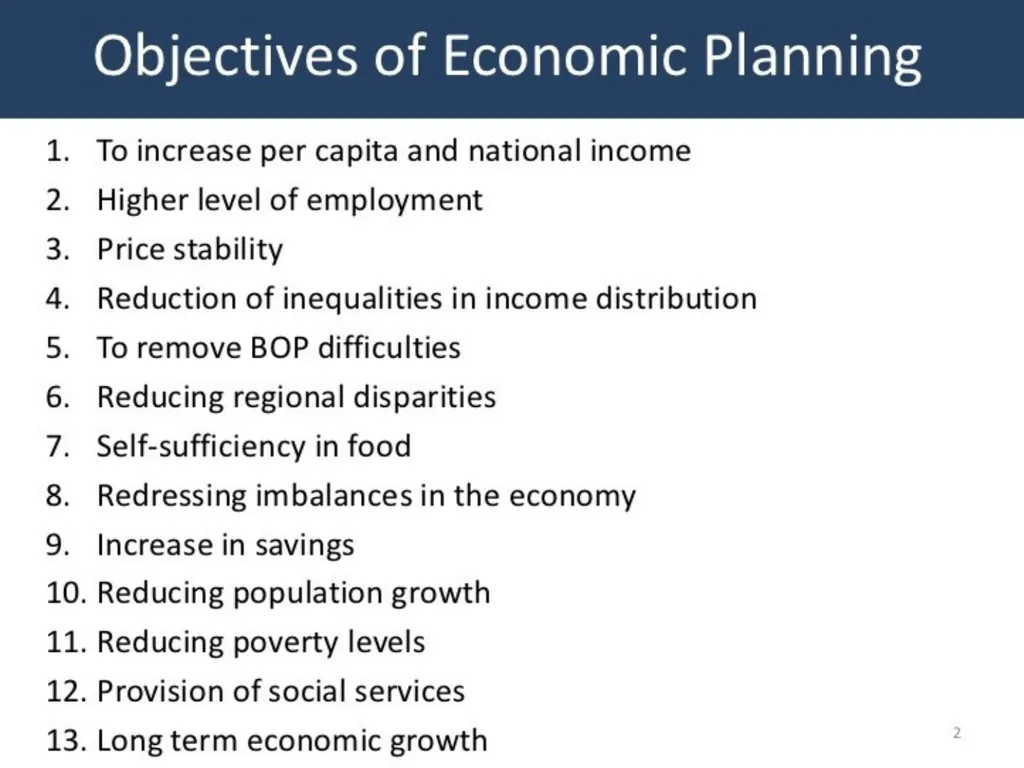 Economic planning Economic planning is the making - slide 4 of 13