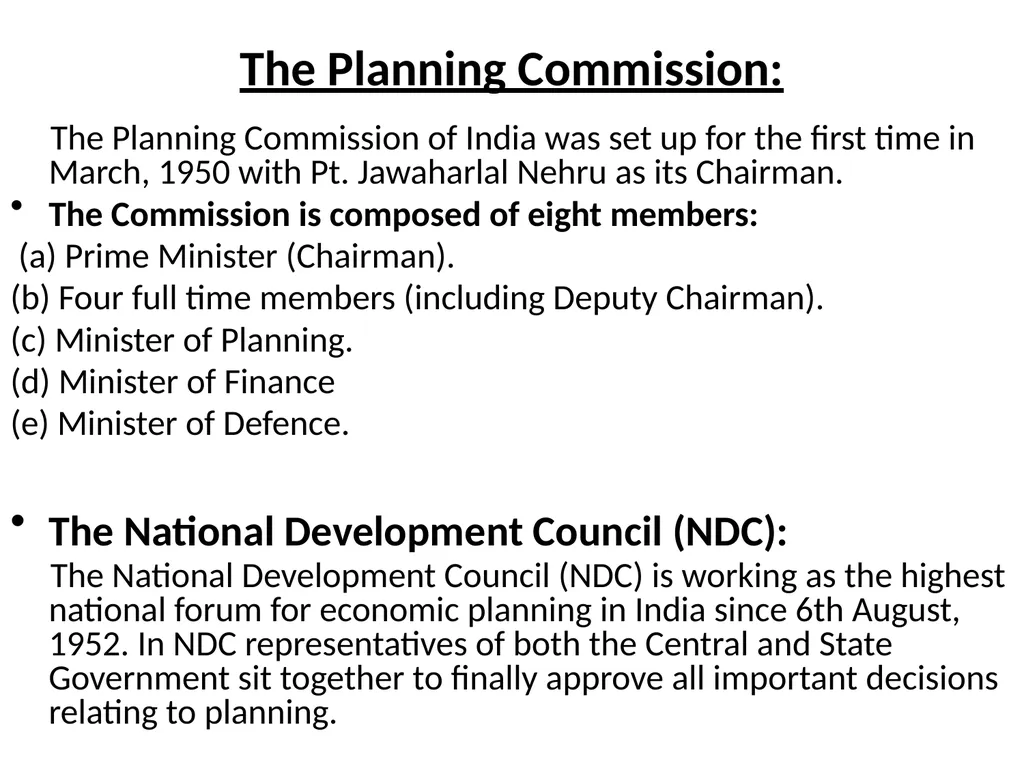 Economic planning Economic planning is the making - slide 7 of 13