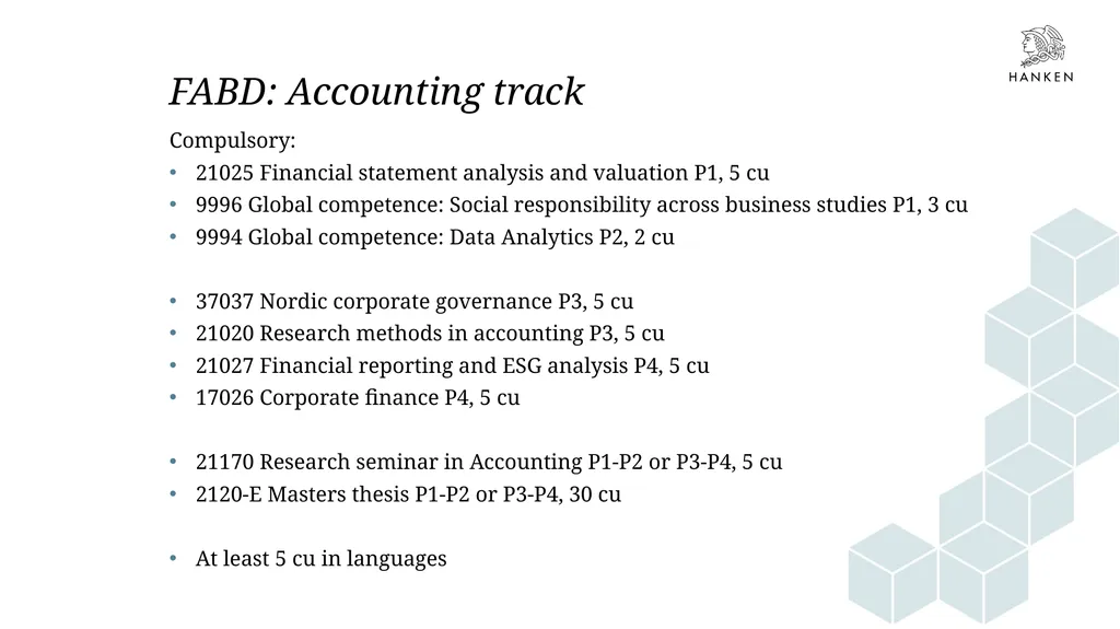Orientation days Financial analysis and business - slide 8 of 14