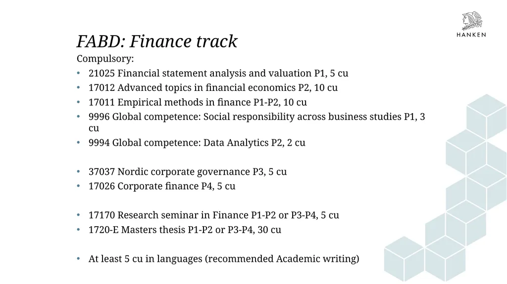 Orientation days Financial analysis and business - slide 6 of 14