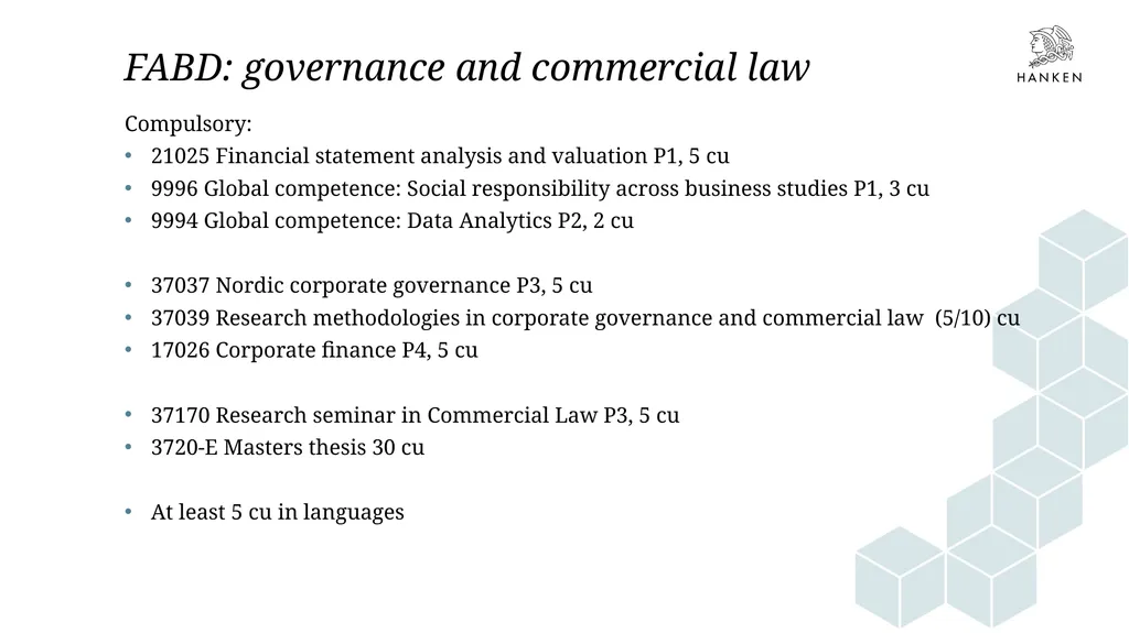 Orientation days Financial analysis and business - slide 10 of 14