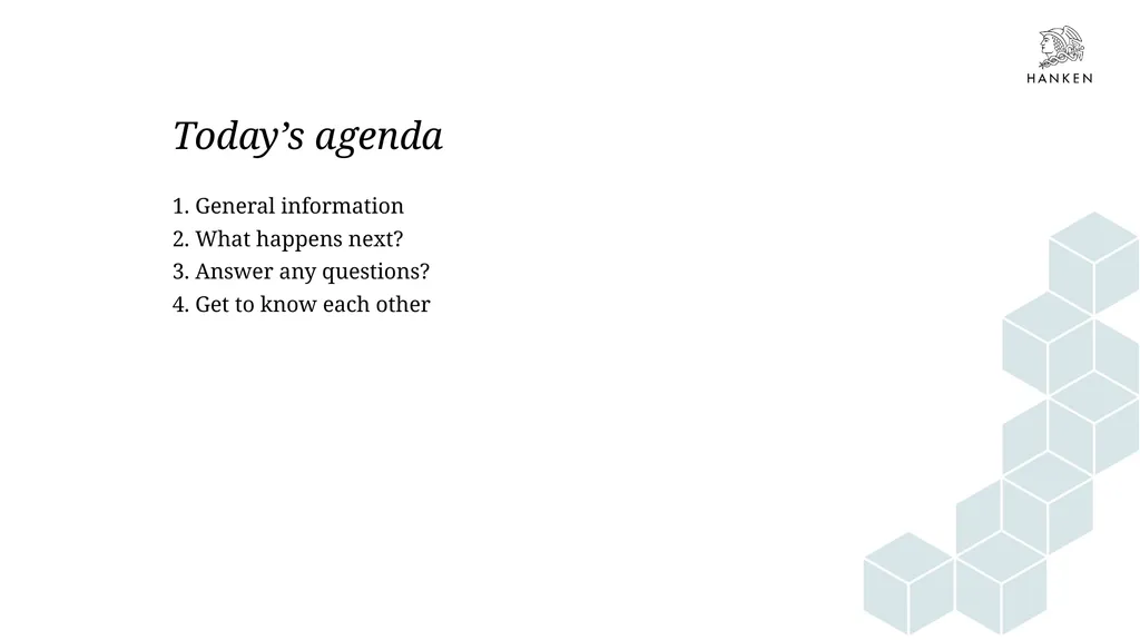 Orientation days Financial analysis and business - slide 3 of 14
