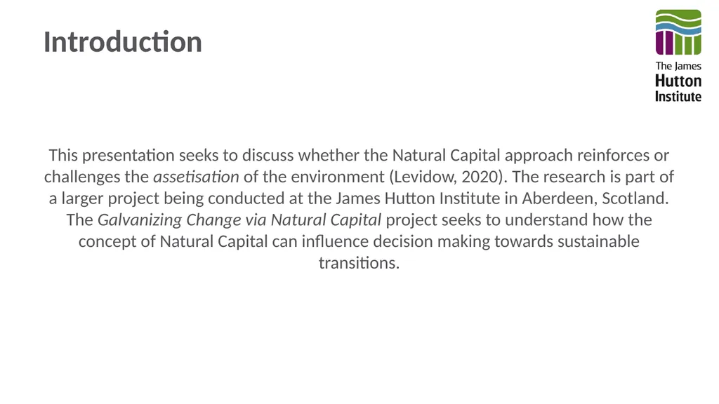 Evidence – Based policymaking? Understanding - slide 2 of 13