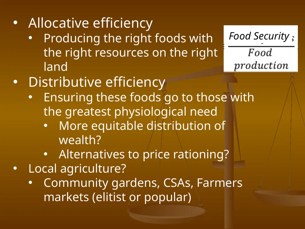 Local Agriculture, Global Ecosystems, and Human - slide 19 of 22