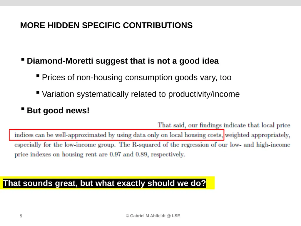 Authors Rebecca Diamond Enrico Moretti Discussant: - slide 5 of 11