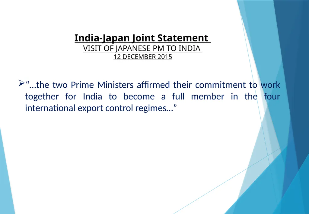 INDIA IN THE NUCLEAR SUPPLIERS GROUP (NSG) Amb. - slide 12 of 17