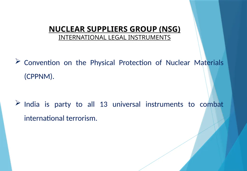 INDIA IN THE NUCLEAR SUPPLIERS GROUP (NSG) Amb. - slide 2 of 17