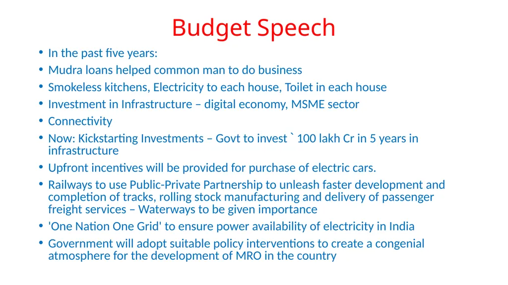Budget - 2019 My Views By YVST Sai Commissioner of - slide 6 of 15