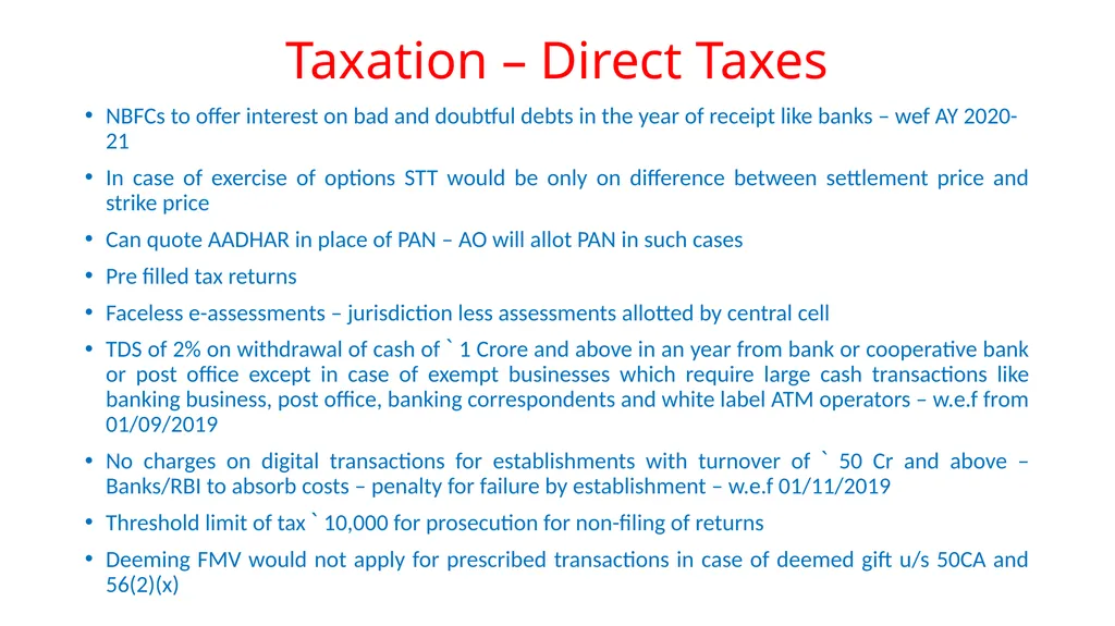 Budget - 2019 My Views By YVST Sai Commissioner of - slide 11 of 15