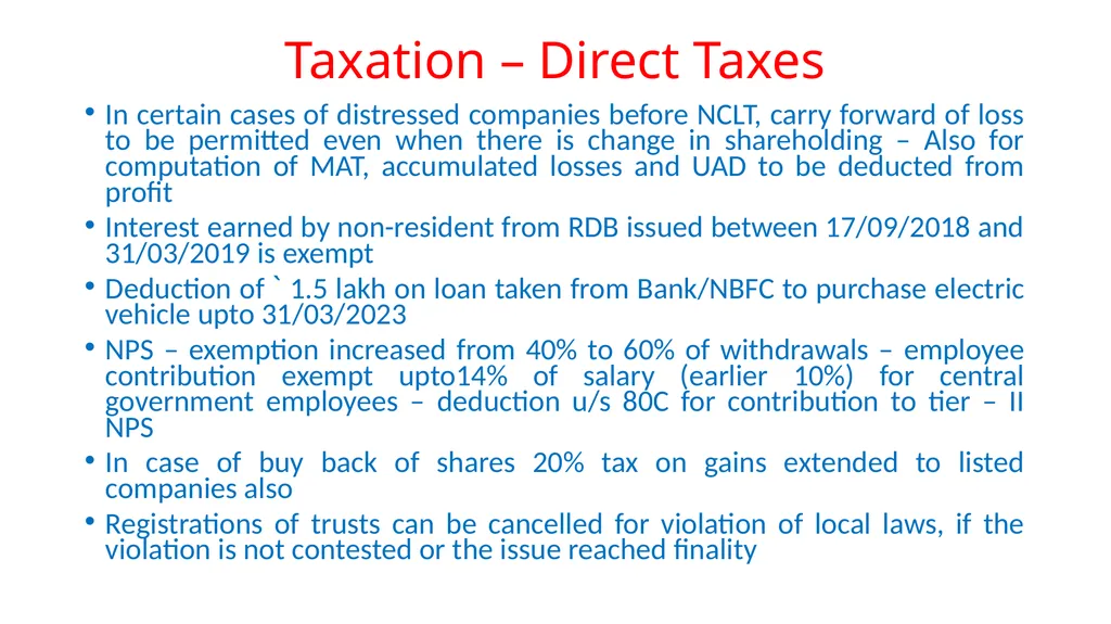 Budget - 2019 My Views By YVST Sai Commissioner of - slide 13 of 15