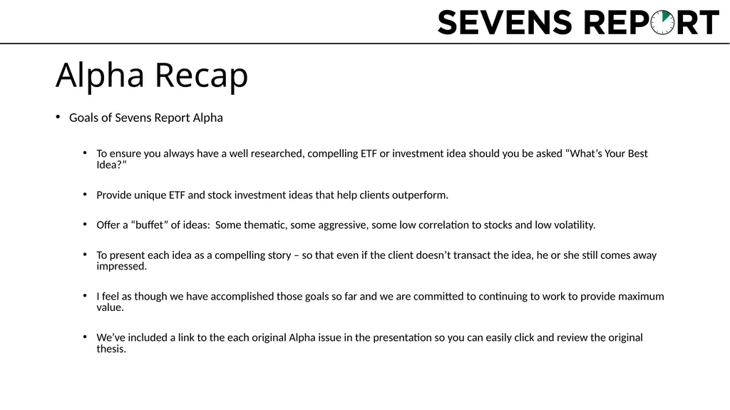 Webinar #26: Strategy Update & Portfolio Review - slide 3 of 9