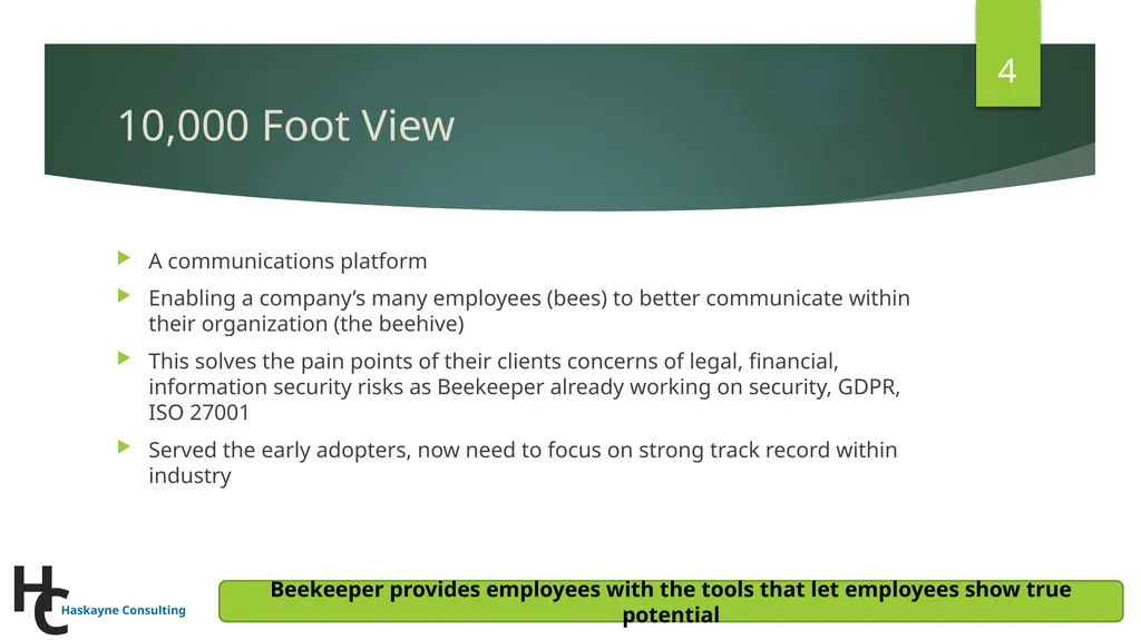 Beekeeper: Building a global resilient hive - slide 4 of 50